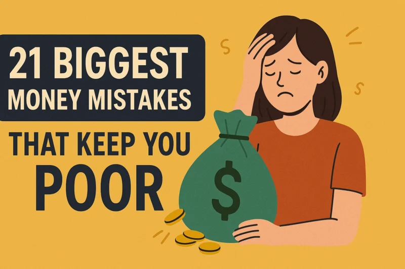 21 Biggest Money Mistakes That Keep You Poor: Smart Ways to Fix Them Fast