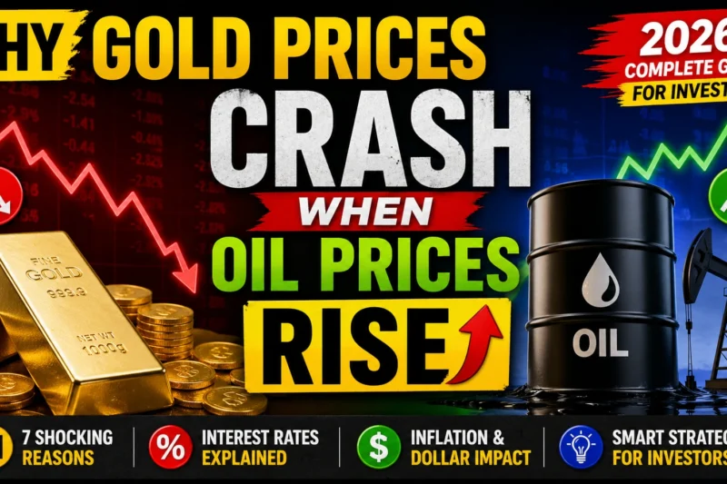 Gold Prices Crash When Oil Prices Rise: 7 Shocking Reasons Every Investor Must Know (2026 Guide)