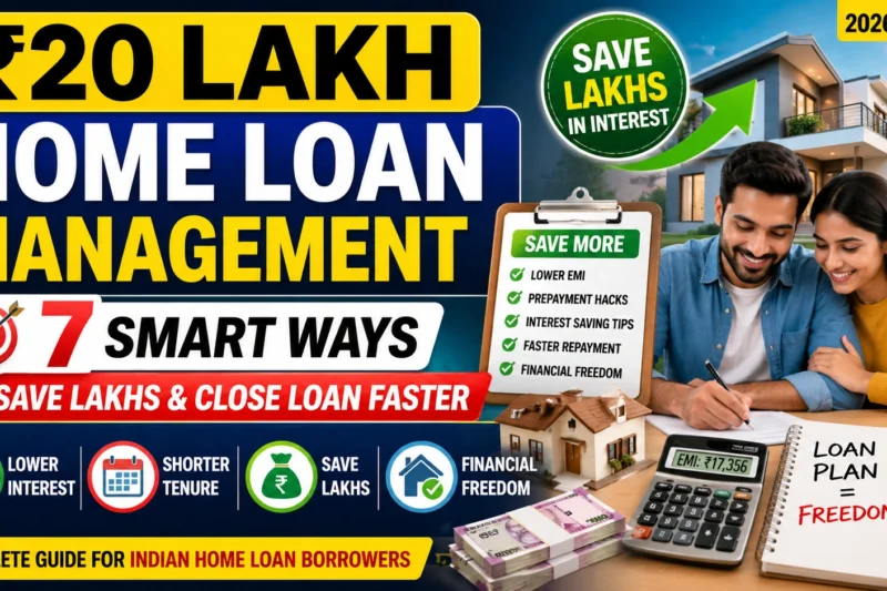 ₹20 Lakh Home Loan Management: 7 Smart Ways to Save Lakhs & Close Loan Faster in India (2026)