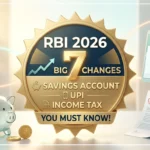 RBI New Rules 2026: 7 Big Changes in Savings Account, UPI & Income Tax You Must Know