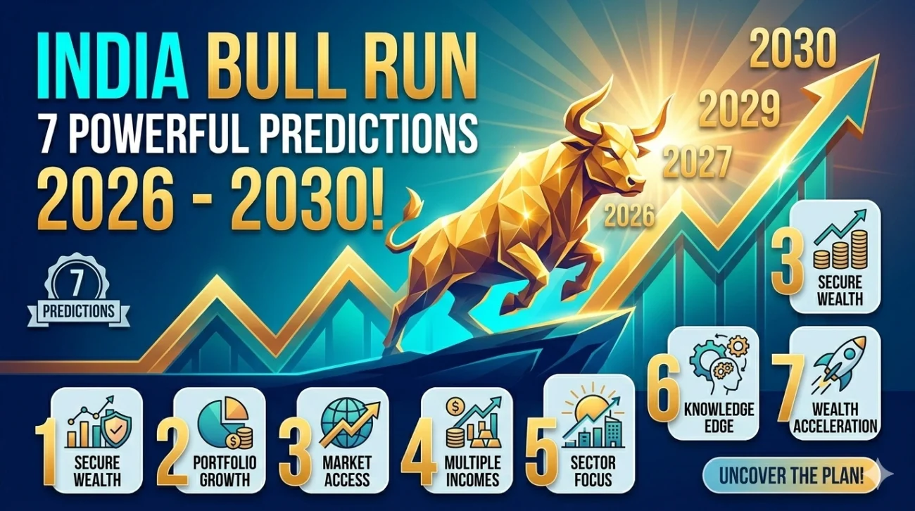 Stock Market Bull Run 2026–2030 India: 7 Powerful Predictions to Build Massive Wealth