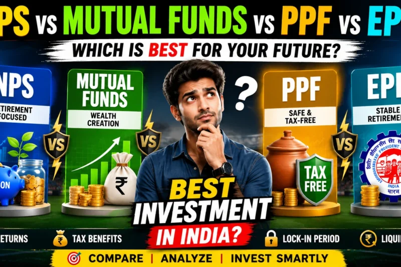 NPS vs Mutual Funds vs PPF vs EPF: 7 Powerful Differences Every Indian Investor Must Know