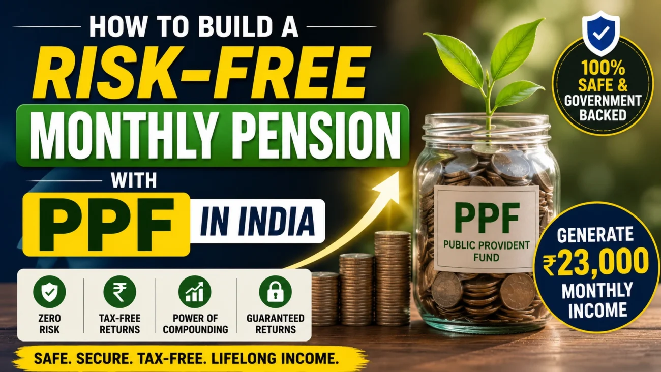 PPF Monthly Pension in India: Build a Safe ₹23,000 Tax-Free Retirement Income