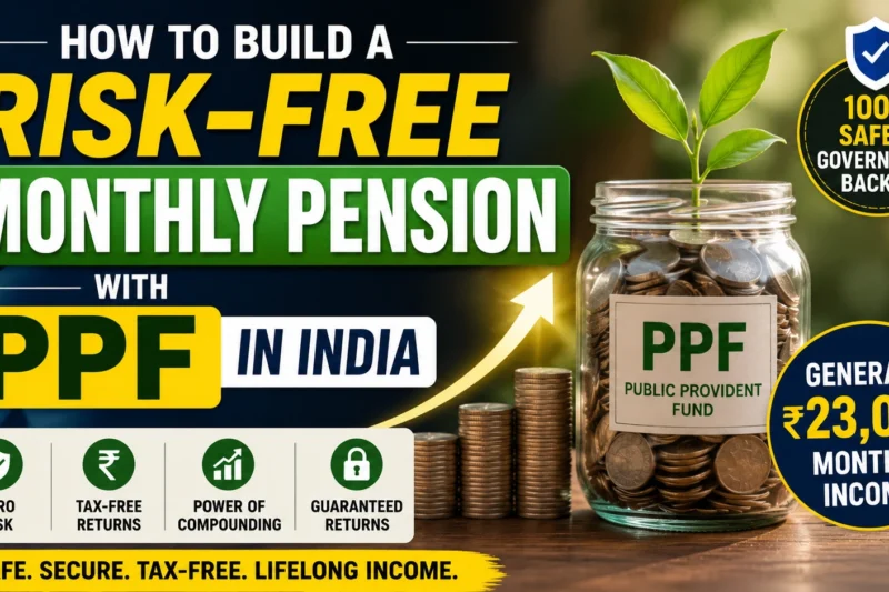 PPF Monthly Pension in India: Build a Safe ₹23,000 Tax-Free Retirement Income